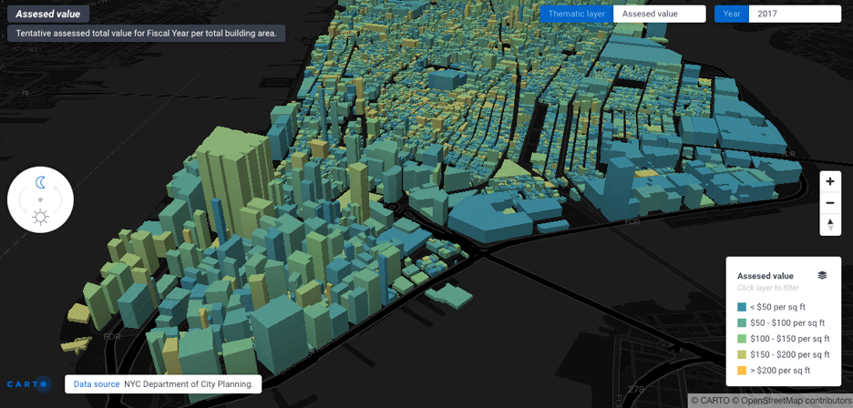 Using Mapbox Vector Tiles in CARTO for Maps & Location Apps