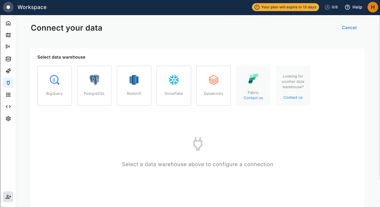 A screenshot of the CARTO Workspace